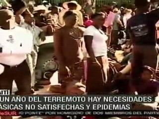 Download Video: Haití conmemora un año del terremoto con epidemias y necesidades básicas no satisfechas