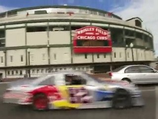 NASCAR Taxi in downtown Chicago - Red Bull Racing