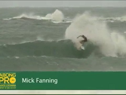 Taj Burrow, Kelly Slater and Mick Fanning - Mid Morning Highlights - Billabong Pro Santa Catarina 2010