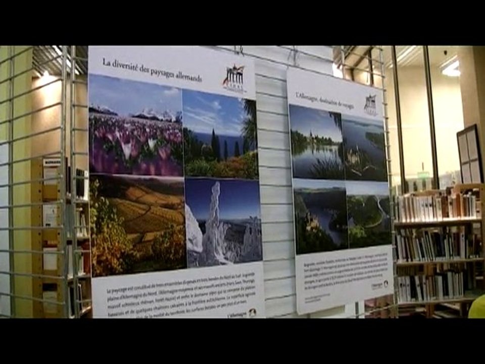 Bibliothèque exposition sur l’Allemagne