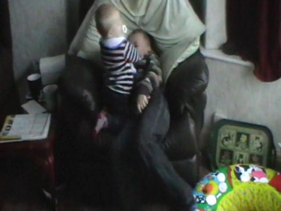 At home with the kids. Jan 2011
