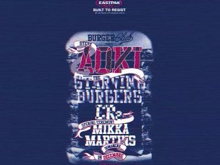 BURGER CLUB Vs STEVE AOKI, THE STARVING BURGERS & ER2 !