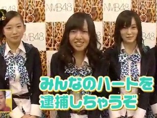 NMB48 インタビュー 木下春菜 山田菜々 山本彩 渡辺美優紀 吉田朱里 小笠原茉由