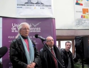 Valenciennes: soutien à Hervé Ghesquière
