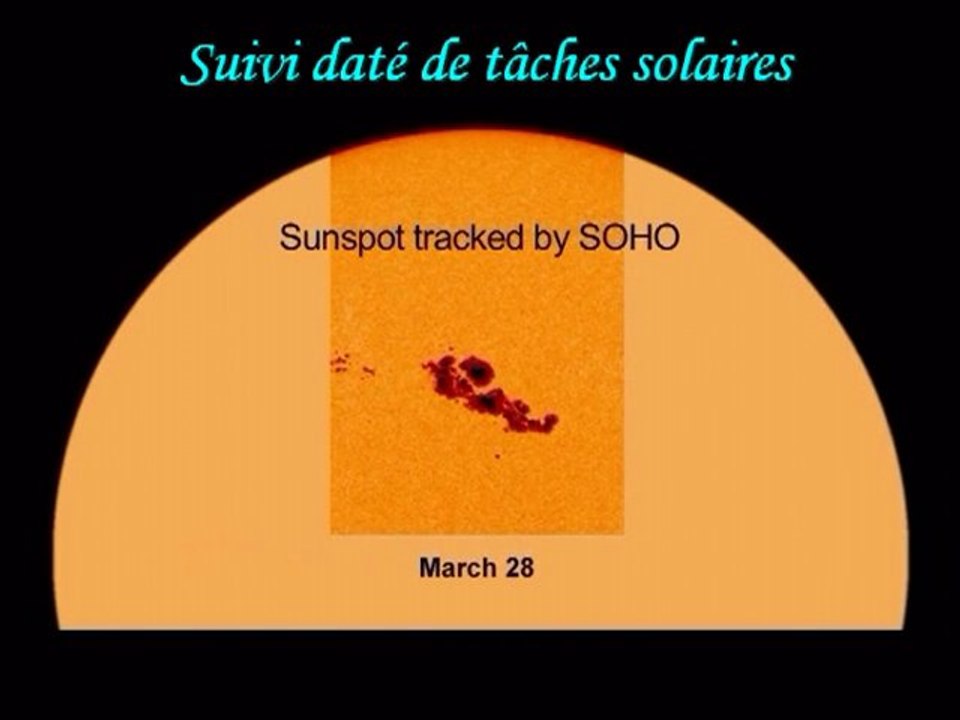 Animation tâches solaires Galilée Soho