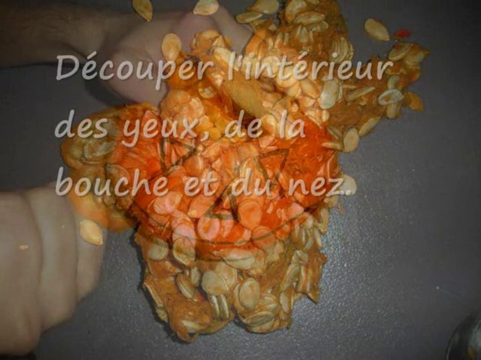 Fabriquer Citrouille halloween lentilles