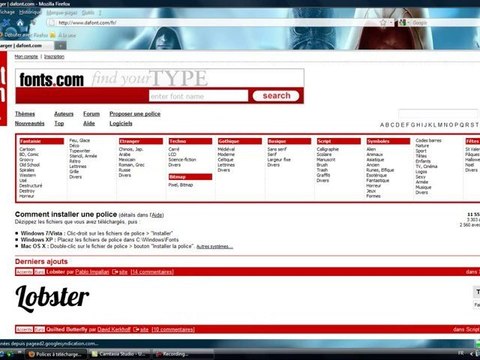 Tuto - Installer une police sous Windows