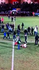 Stevenage player punched in celebrations