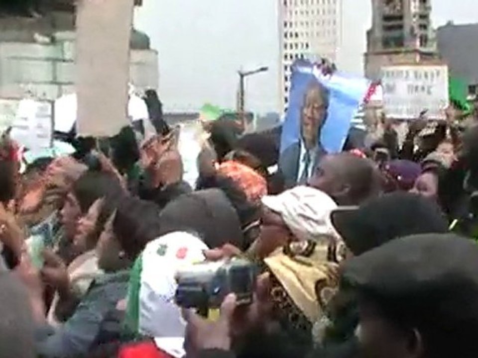 PRO-GBAGBO: HYMNE NATIONAL IVOIRIEN A BRUXELLES