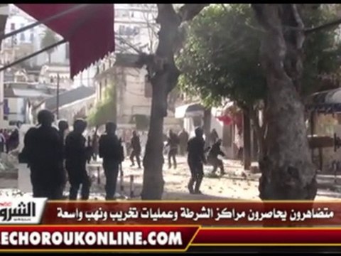 ES EMEUTES EN ALGERIE- 07 01 2011