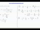 Video 003 - Operaciones con Fraccionarioa - Fracciones Complejas - Matematicas Basica