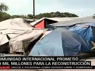 Miles de haitianos viven en refugios a casi un año del terremoto e