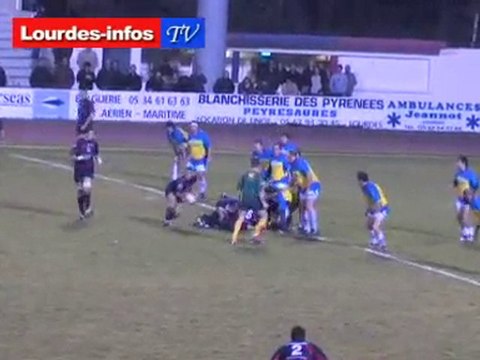 Rugby FCL XV - MORLAS Fédérale 1 (8 janvier 2011) à Lourdes