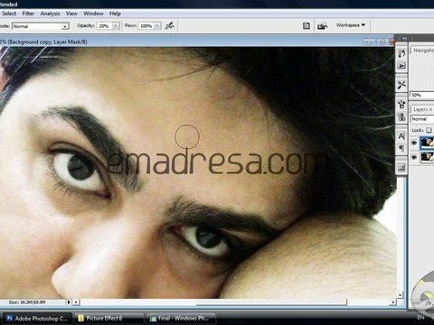 Picture Effect 6 Photoshop Urdu Tutorials with emadresa.com
