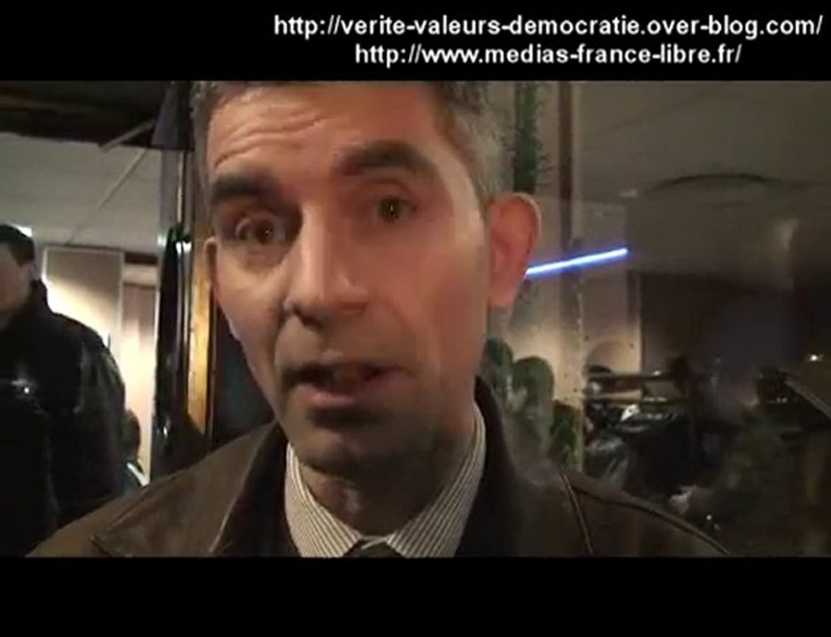 Assises internationales sur l’islamisation Alain Wagner