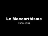 Le Maccarthisme 1950-1954
