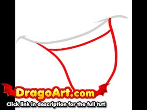 How to draw smiles, step by step