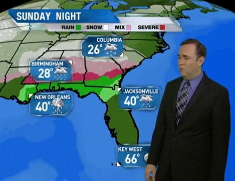 Southeast Forecast - 01/09/2011