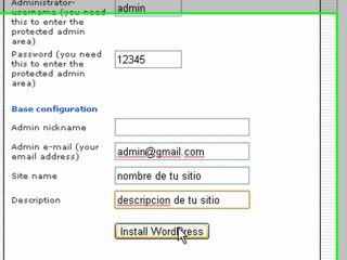 instalacion de wordpress mediante fantastico de luxe