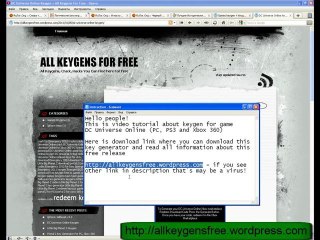 Keygen For DC Universe Online Free Xbox 360, PS3 and PC