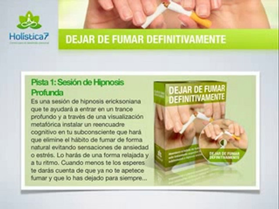 Hipnosis para dejar de fumar