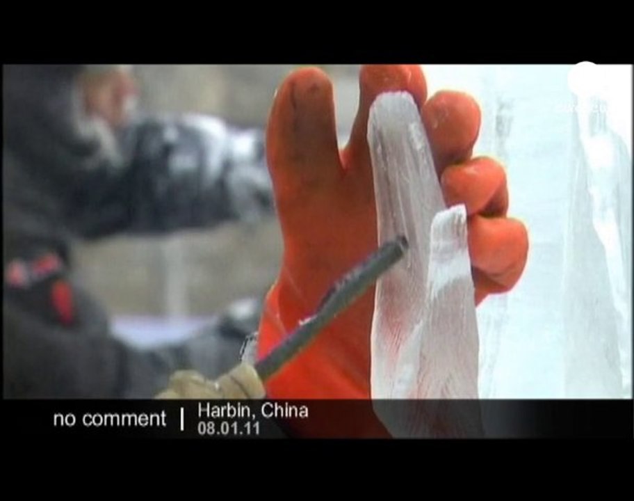 Ice sculpture competition in Harbin, China - no comment