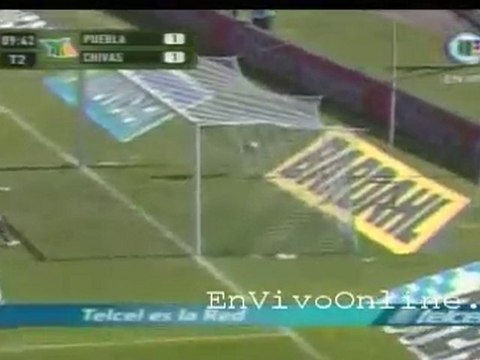 Empate de Puebla en el Puebla vs Chivas Clausura 2011