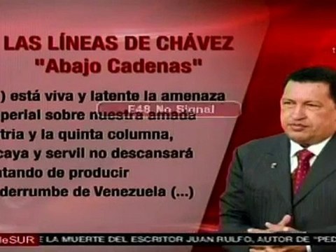 Chávez denuncia amenaza imperial contra Venezuela