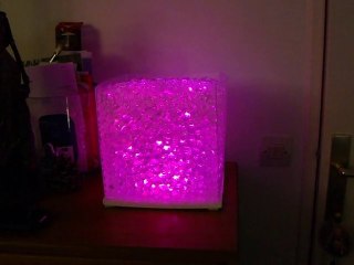 pot de fleur lumineux