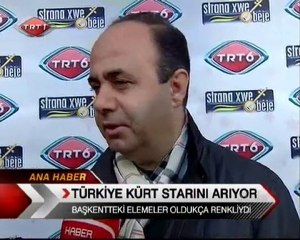 Kürtçe şarkı yarışması Ankara TRT