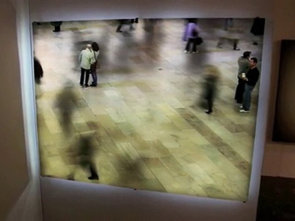 Artist Jim Campbell PULSE Miami art fair 1,728 LED art ...