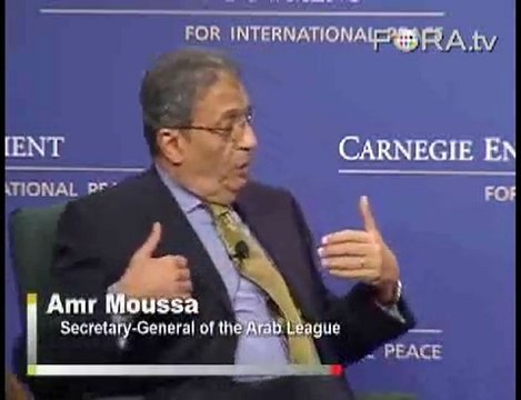 Moussa Criticizes Israel's Peace Process Procrastination