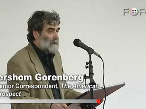 Gershom Gorenberg Denounces One-State Solution in Israel