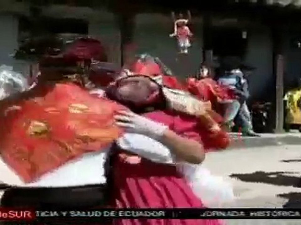 Música y bailes en Ecuador, en la fiesta popular de la diablada de Pillaro