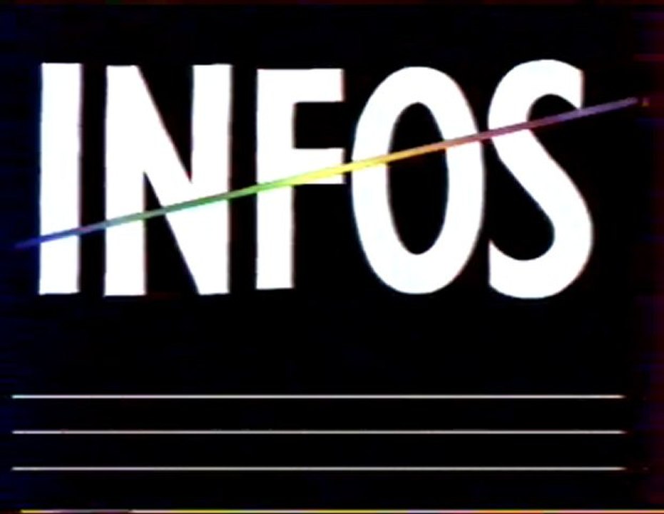 INFOS  avec Marie-Chistine Lux 02 Mai 1991 Canal+