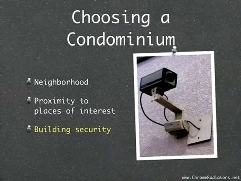 Choosing a Condominium - A Mother’s Guide