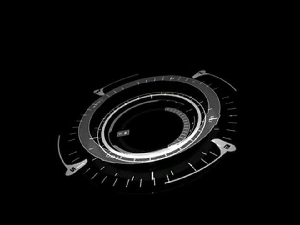 Futuristic Navigational Heads up Display