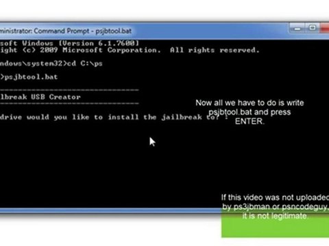 PS3 Jailbreak Tutorial (Create a USB modchip) 3.55 WORKING.