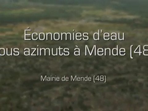 Économies d’eau tous azimuts à Mende -Trophées de l'eau 2010