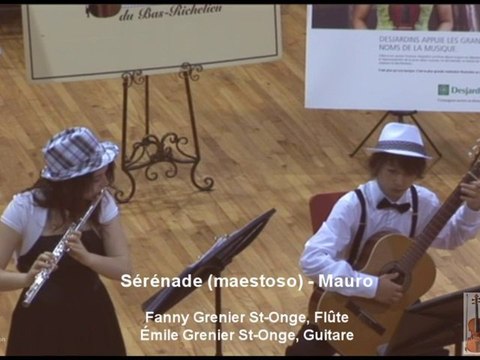 FMCPS 2010 Fanny Émile Grenier St-Onge Sérénade - Mauro