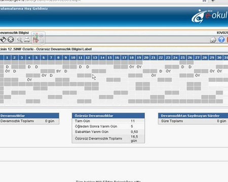 E okul hack e okulda not değiştirme devamsizlik düşürmek :)