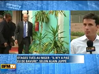 Français tués au Niger : "pas de bavure"