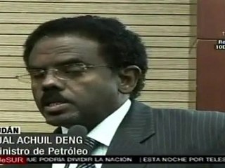 Recursos petroleros se dividirían en Sudán: Ministro