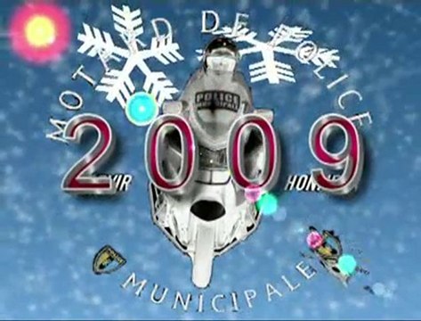 Voeux 2009 Brigade Moto Police Municipale Lucé 28