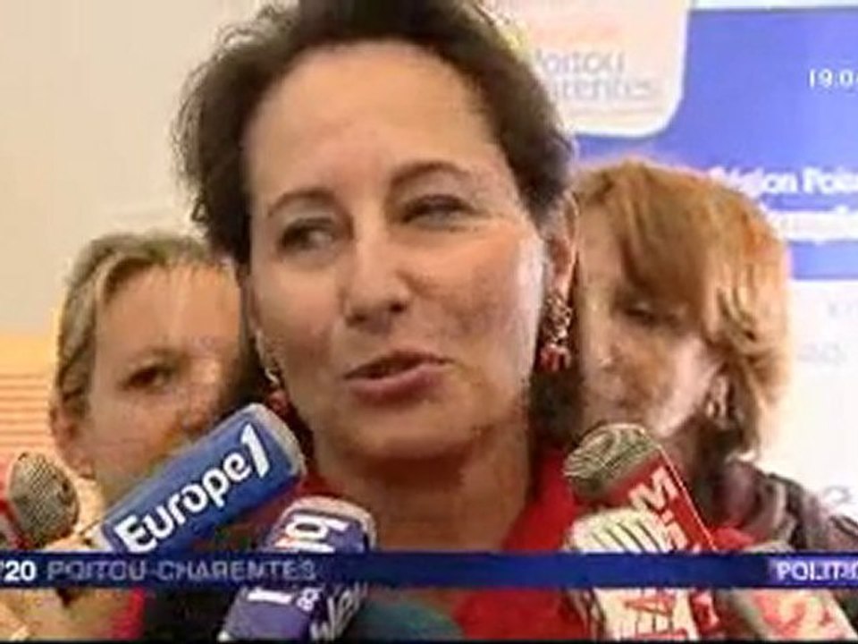 Voeux de S-Royal à la presse 10-01-2010 fr3 Poitou Charentes