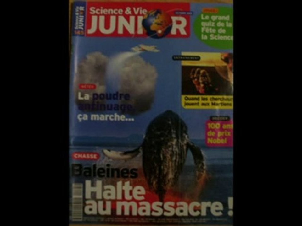 Science & Vie Junior n°145 la poudre anti nuage ça marche..