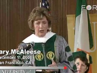 Irish President Mary McAleese: Building Peace & Community