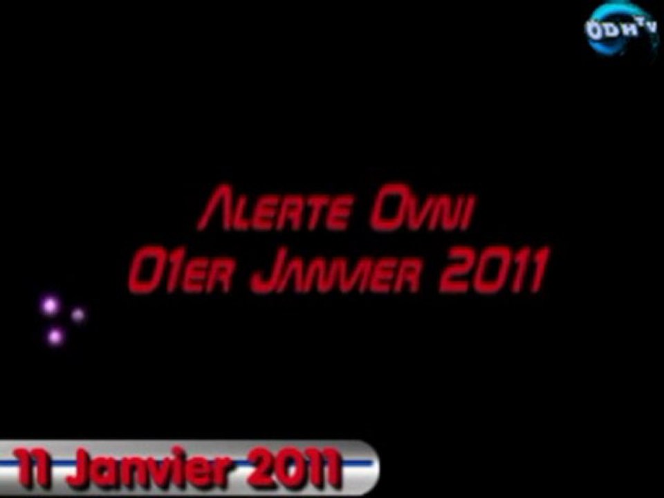 Alerte Ovnis France 11.01.11
