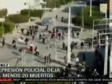 Mueren 20 personas en Tunez por represión policial