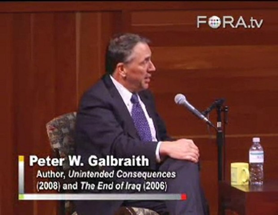 Peter Galbraith Faults Ambassadors, Generals for Failure